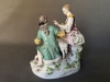 Meissen, grupo de pastores, Michel Victor Acier, porcelana, ca. 1860–1890