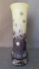 Daum Nancy, Jarrón Art Nouveau “Fleurs des champs”, vidrio soplado, circa 1900