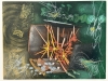 Roberto Sebastian Matta, Je suis intact, grabado 1978, tirada de 100 unidades