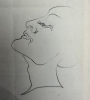 Salvador Dalí, Étude d’une figure de mode pour The American Weekly, 1935, lápiz sobre papel