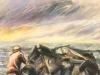 ”Pescadores en el Embarcadero”, Lola Cardós, 1992