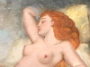 “Nymphe Endormie dans les Nuées”, seguidor de Jean Jacques Henner, finales del siglo XIX o principios del siglo XX