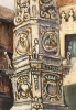 “Piazza S.Domenico Maggiore a Napoli”, Luciano Valeriani (1932-2007), 1991