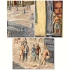 “Piazza S.Domenico Maggiore a Napoli”, Luciano Valeriani (1932-2007), 1991