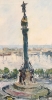 “Monumento a Colón y Puerto de Barcelona”, Boquera, segunda mitad del siglo XX