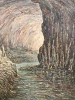 “Vista desde el Interior de una Gruta Marina”, escuela europea de los años 70 del siglo XX
