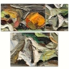 ”Naturaleza Muerta con Calas Blancas y Frutas”, Roberto Ortuño Pascual (1953), años 80 del siglo XX