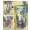 “Bodegón con Flores, Frutas y Vino”, José García Torres (1934-?), 1991