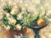 “Bodegón con Flores, Frutas y Vino”, José García Torres (1934-?), 1991