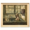 ”Desnudo Femenino en Baño”, Juan Rodríguez Borobio (1936-?), segunda mitad del siglo XX