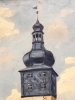 ”Vista del Scherenhof y la Puerta de Würzburg”, Hugo Gatscher (1921-2009), años 70 del siglo XX
