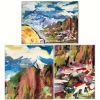 ”Bodegón con Hortalizas y Paisaje Montañoso”, Juan Gallego Pinazo (ca 1920), 2006