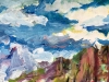 ”Bodegón con Hortalizas y Paisaje Montañoso”, Juan Gallego Pinazo (ca 1920), 2006