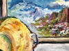 ”Bodegón con Hortalizas y Paisaje Montañoso”, Juan Gallego Pinazo (ca 1920), 2006