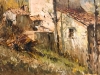 \"Casolari nella Campagna Toscana\", Graziano Marsili (1929-2026), años 70 del siglo XX