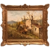 \"Casolari nella Campagna Toscana\", Graziano Marsili (1929-2026), años 70 del siglo XX