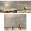\"Winterse Zee aan de Nederlandse Kust\", Gerrit Marré (1904-1986), años 40-50 del siglo XX