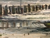 \"Winterse Zee aan de Nederlandse Kust\", Gerrit Marré (1904-1986), años 40-50 del siglo XX
