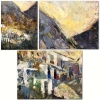 ”Paisaje Andaluz con Valle”, escuela española, años 80-90 del siglo XX