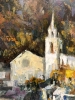 ”Paisaje Andaluz con Valle”, escuela española, años 80-90 del siglo XX