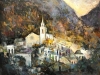 ”Paisaje Andaluz con Valle”, escuela española, años 80-90 del siglo XX