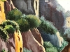 ”Paisaje Rocoso con Río en Otoño”, Matilde Alba Minondo (Granada), años 80-90 del siglo XX