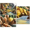 ”Paisaje Rocoso con Río en Otoño”, Matilde Alba Minondo (Granada), años 80-90 del siglo XX