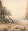 \"Tres Paisajes Suecos\", Bror Oskar Halldin (1925-2010), años 60–70