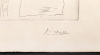 Pablo Picasso, Peintre chauve devant son Chevalet, punta seca, 1927, firma apostillada
