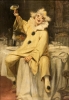 Pere Borrell del Caso, \"Pierrot\", óleo sobre lienzo, siglo XIX
