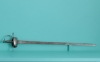 Espada de montar con guarnición de conchas e inscripción Enrique Coel, hacia 1700
