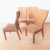 Cuatro sillas auxiliares de ratán de Lloyd Loom, 1980 - 1990