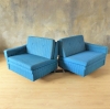 Sofá cama / Daybed Antimott de Knoll con tapiceria original, Multiposición, 1960 - 1965