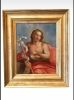 Óleo sobre cobre, San Juan Bautista, escuela italiana, siglo XVIII