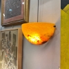 Pareja de apliques, vidrio doblado, Patrick Crespin para Le Verre Français, años 90, Francia