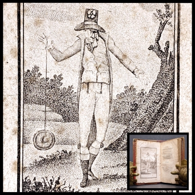Año 1792 La primera representación de un yoyó. Marchant, La constitution en vaudevilles. Primera edición. Revolución Francesa. París.