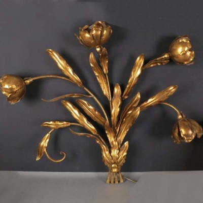 Lámpara de pared en Hollywood Regency Style