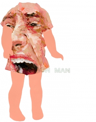 Samuel Salcedo, pintura figurativa expresionista, muñeca