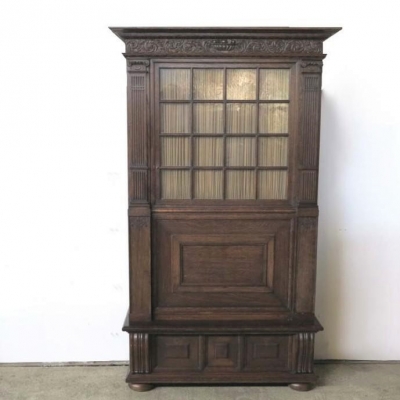 Librería historicismo tallada, 1880