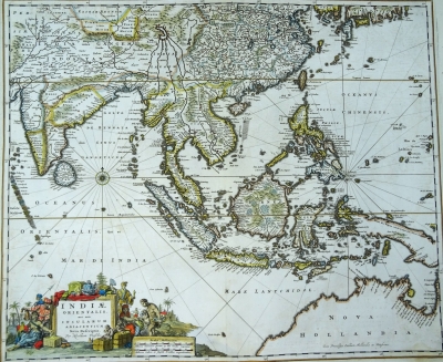 Asia, India, China, SE Asia, Indonesia, Australia… N. Visscher, 1678, Indiae Orientalis nec non Insularum adiacentium Nova Descriptio