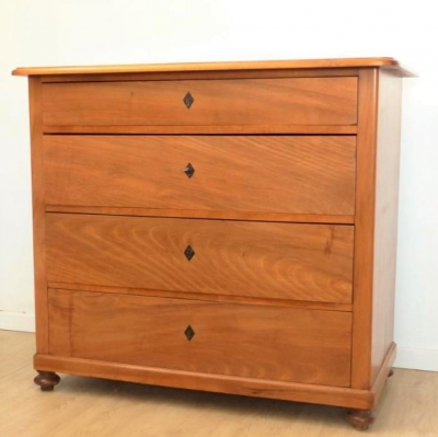 Cómoda Biedermeier con cuatro cajones, 1820 - 1850