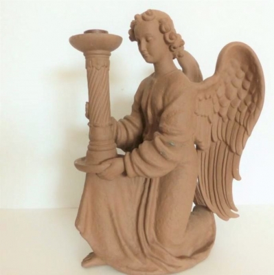 Figura de cerámica de la Majolika de Karlsruhe de Heinze, 1942