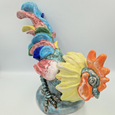 Figura de cerámica de Lilli Hummel - König para la Karlsruher Majolika, 1956