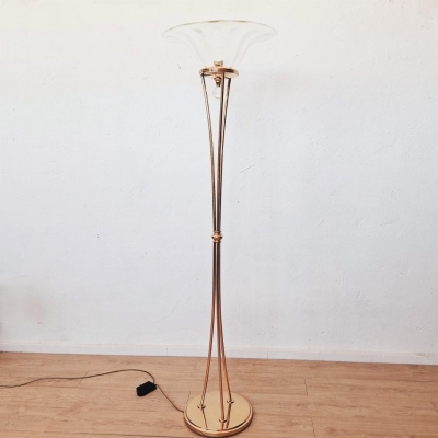 Lámpara vintage de pie de Salo Rozzi, 1980 - 1985