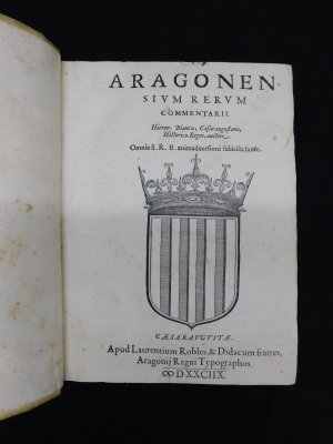 Aragonensium rerum commentarii, Jerónimo Blancas, 1588
