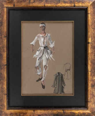 Stanislao Lepri, Gouache y acuarela sobre papel