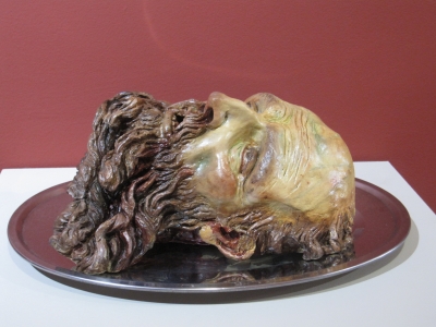 Francis Arrendo, escultura religiosa, San Juan Bautista, 2019