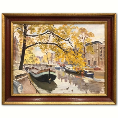 “Vista de Canal Parisino”, Enric Trapero Ballestero, 1970