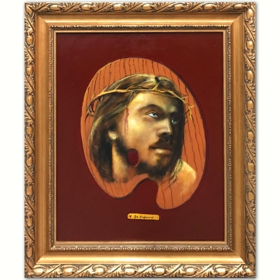 “Cristo Coronado de Espinas”, V. De Stefano, años 70–80 del siglo XX