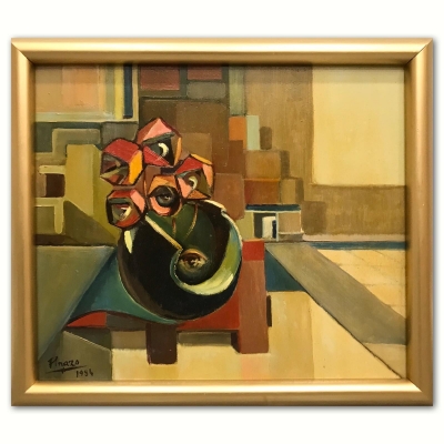 ”Bodegón de las Rosas a Ojos del Buen Cubero”, Juan Gallego Pinazo (ca.1920), 1984